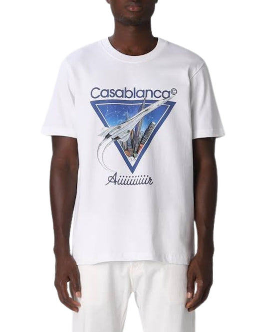 Skyline Jet Unisex Exclusive Oversized Tee - White